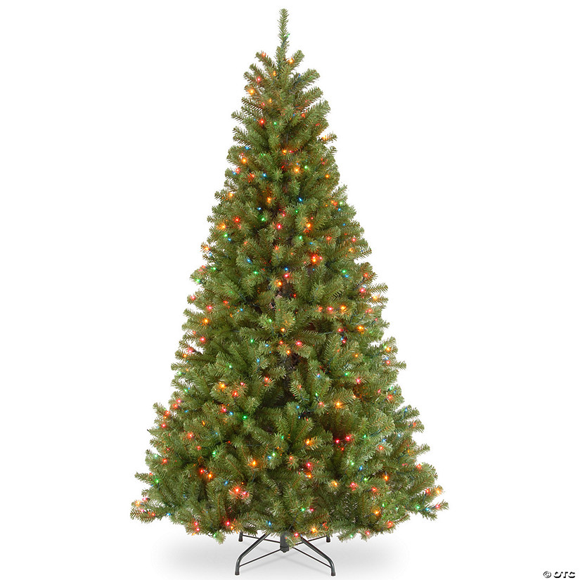 National Tree Company 7 ft. North Valley&#174; Spruce Tree with Multicolor Lights Image