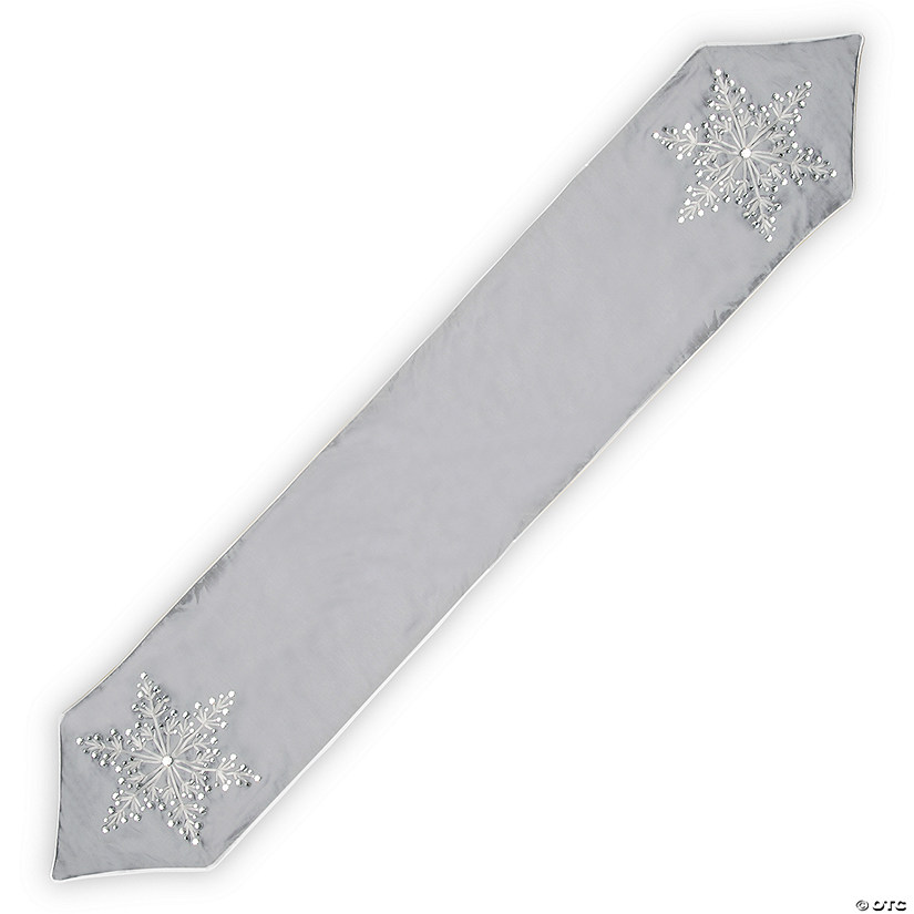 National Tree Company 72in. Snowflake Table Runner Image