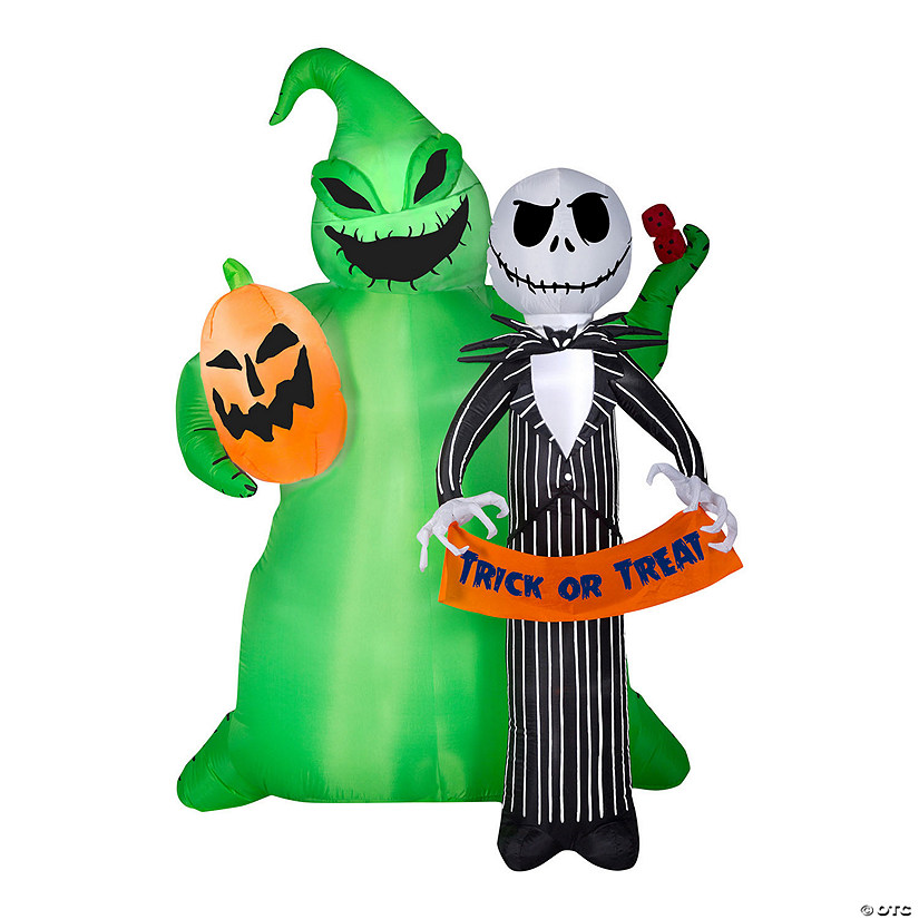 National Tree Company 78 in. Jack Skellington and Oogie Boogie Image