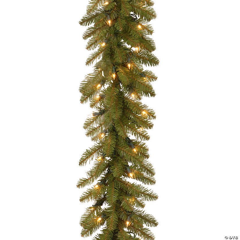 National Tree Company 9 ft. Dunhill&#174; Fir Garland with Clear Lights Image