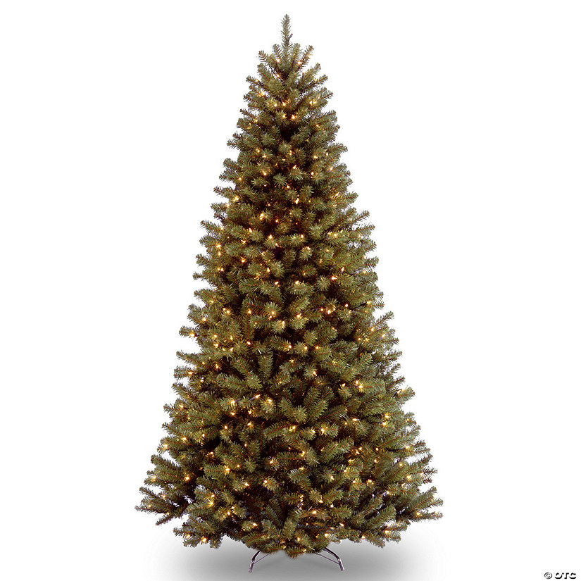 National Tree Company 9 ft. North Valley&#174; Spruce Tree with Clear Lights Image