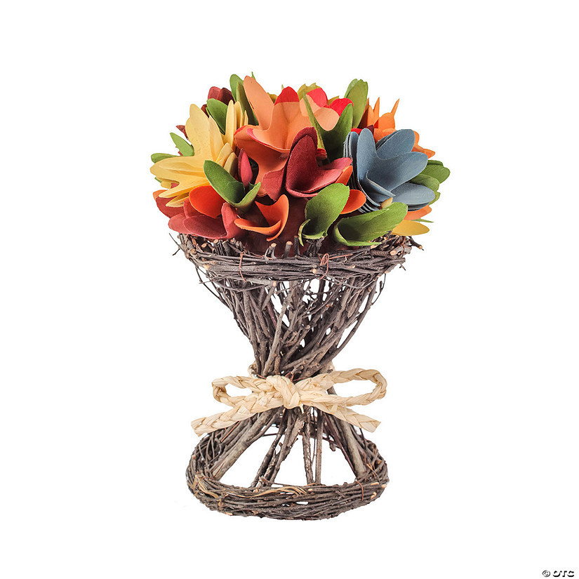 National Tree Company 9" Spring Multicolor Floral Bunch Image