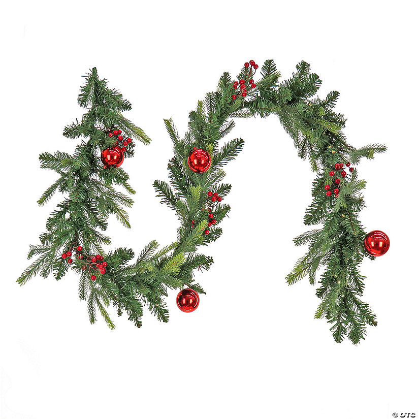 National Tree Company First Traditions&#8482; 6 ft. Scotch Creek Fir Pre-Lit Garland Image