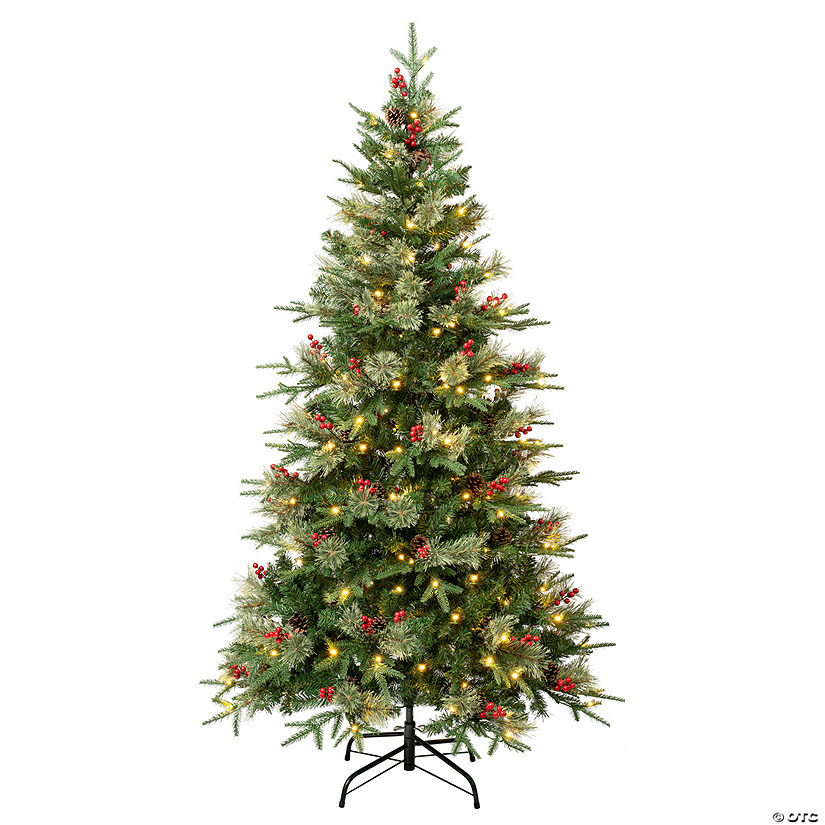 National Tree Company First Traditions&#8482; 6 ft. Virginia Pine Tree with LED Lights Image