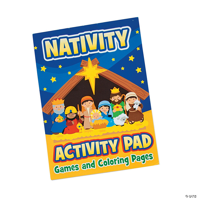 Nativity Activity Books with Stickers - 24 Pc. Image
