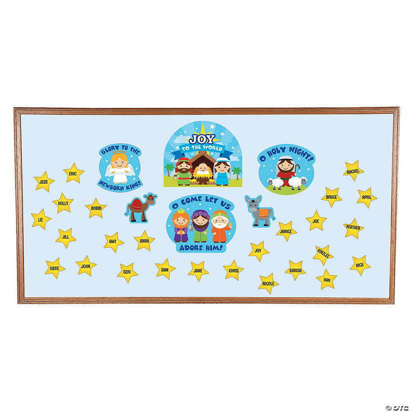 Nativity Classroom Bulletin Board Décor Set Discontinued