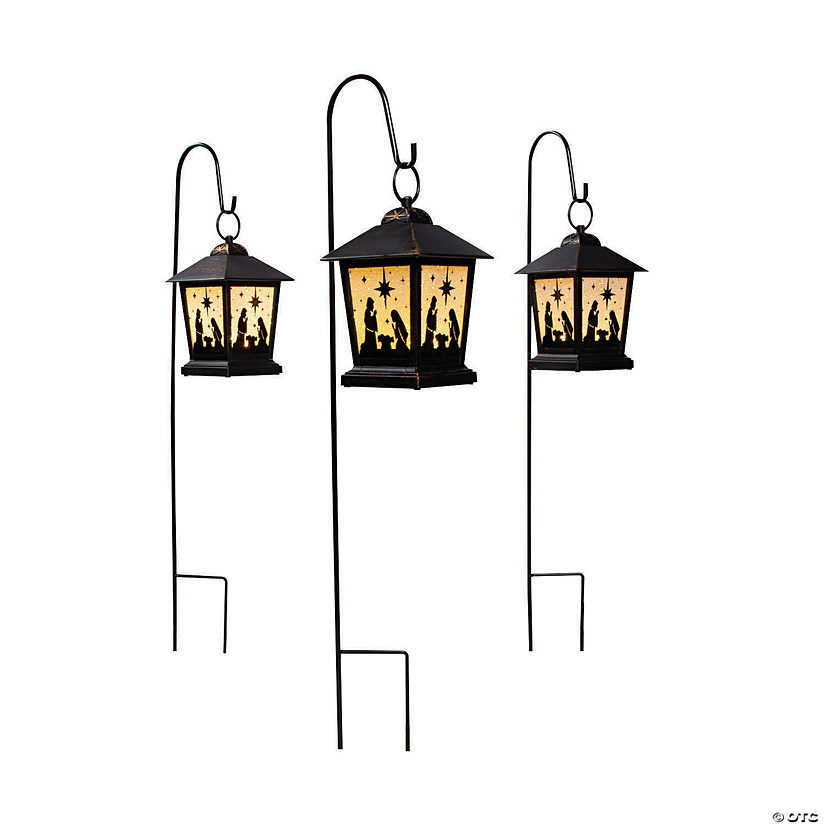 Nativity Lantern Outdoor Decorations Oriental Trading