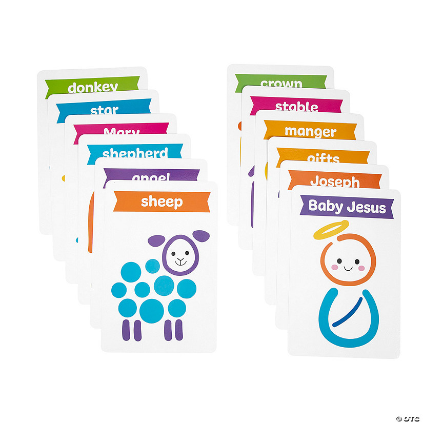 Nativity Make an Object Dry Erase Cards - 12 Pc. Image
