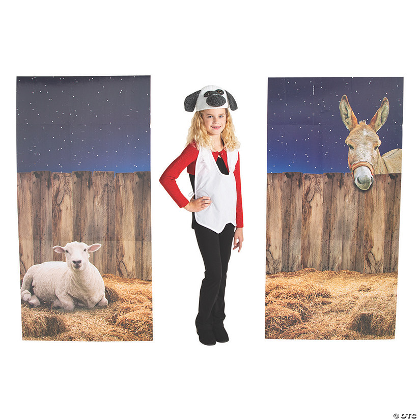 Nativity Pageant Backdrop Panel Cardboard Stand-Ups - 2 Pc. Image