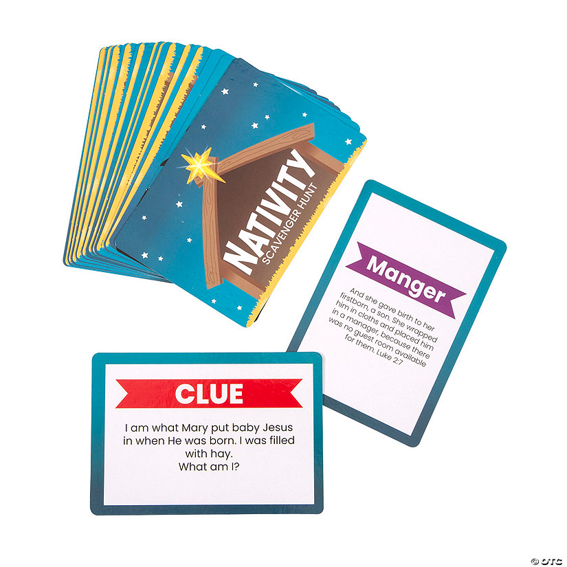 Nativity Scavenger Hunt Game Oriental Trading