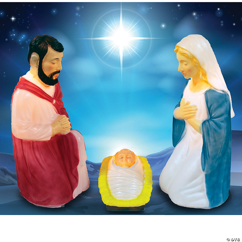 Nativity Scene Blowmolded