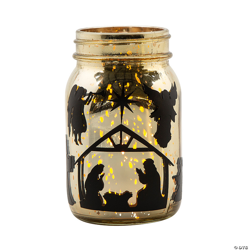 Nativity Scene Gold Jars Kit Image