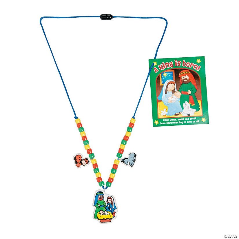 Nativity Scene Necklace Craft Kit Discontinued