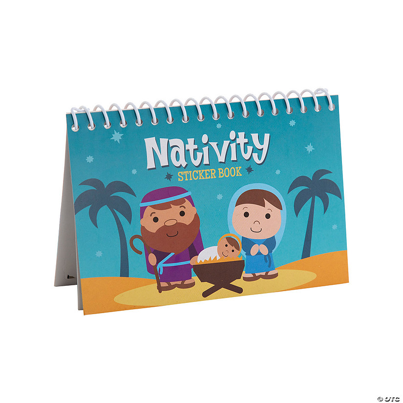 Nativity Scene Sticker Books 12 Pc.