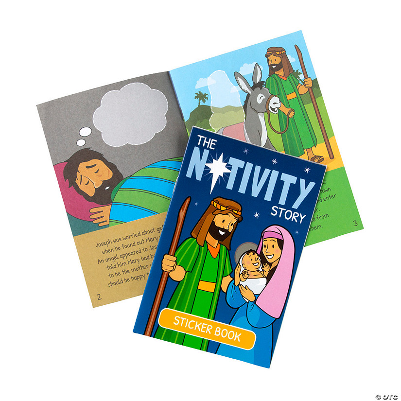 Nativity Story Sticker Books - 12 Pc. Image