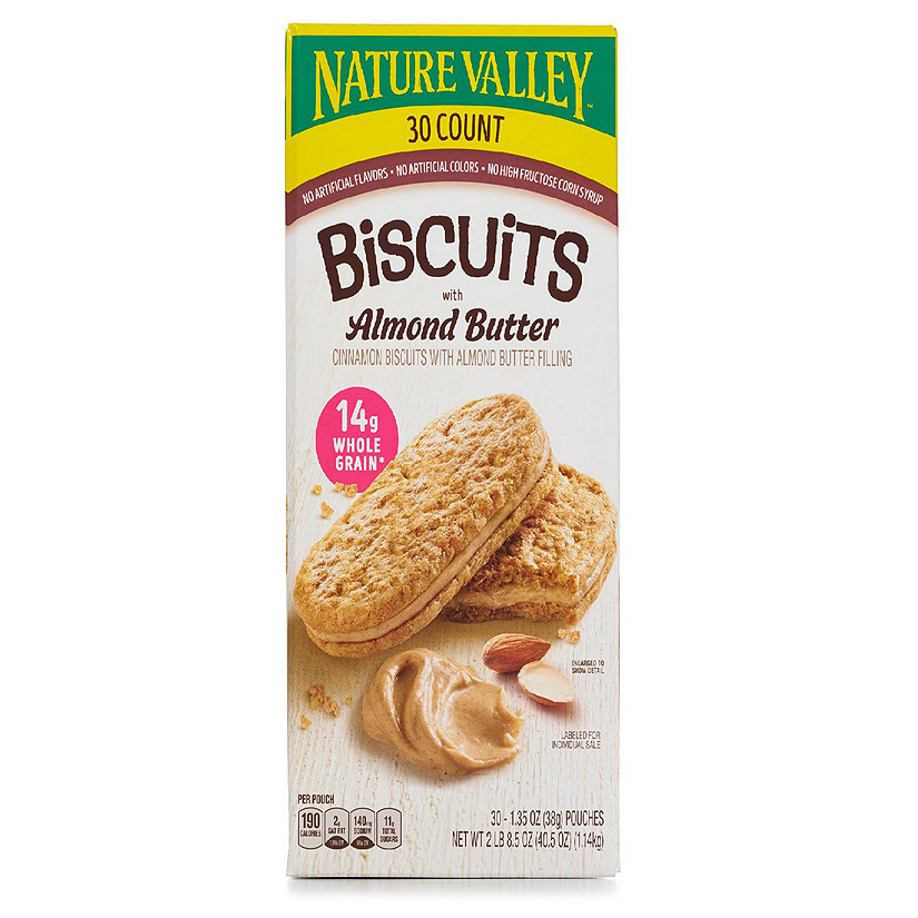 Nature Valley Biscuits with Almond Butter 30 Ct Image