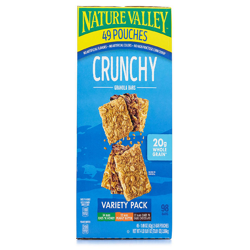 Nature Valley Crunchy Granola Bars 49 Ct Variety Pack