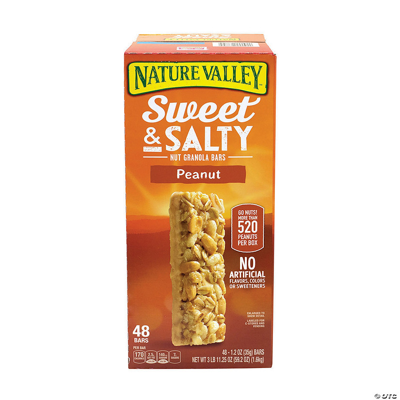 Nature Valley Sweet & Salty Nut Granola Bars Peanut, 1.2 oz, 48 Count Image