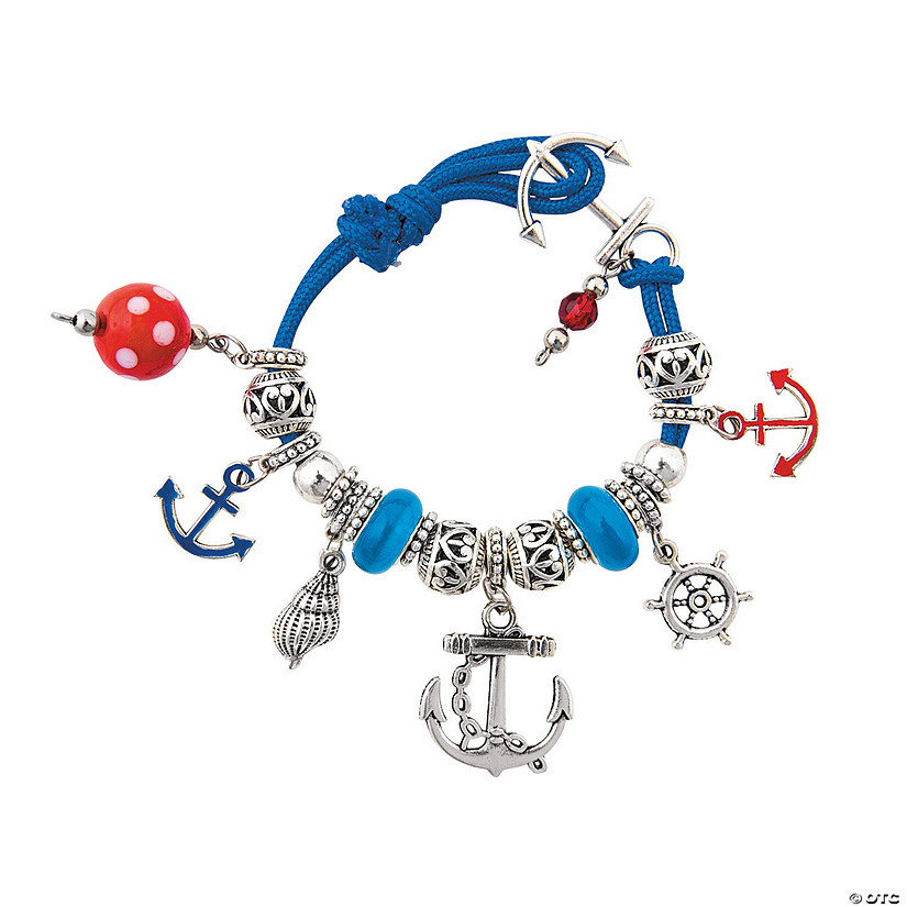 Nautical Anchor Bracelet Craft Kit Oriental Trading
