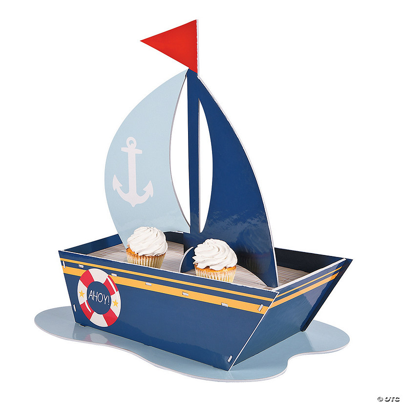 Nautical Baby Shower Cupcake Stand Image