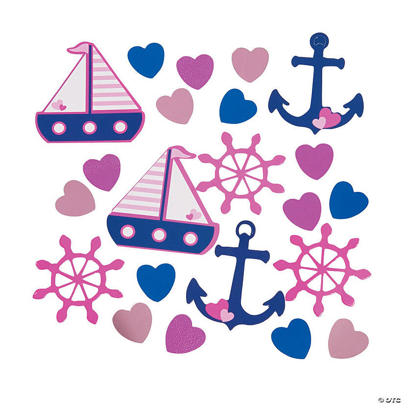 Nautical Girl Confetti Image