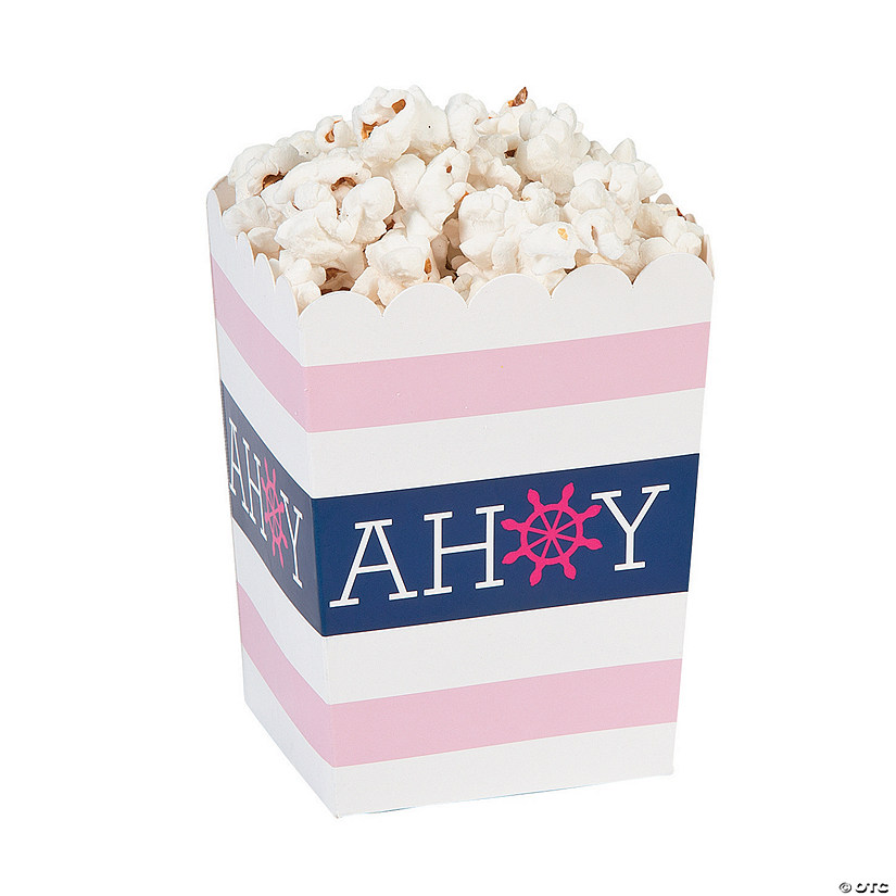Nautical Girl Popcorn Boxes Image