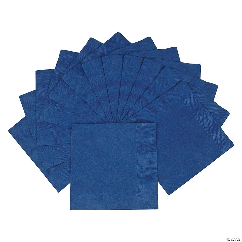 Navy Blue Luncheon Napkins - 50 Pc. Image