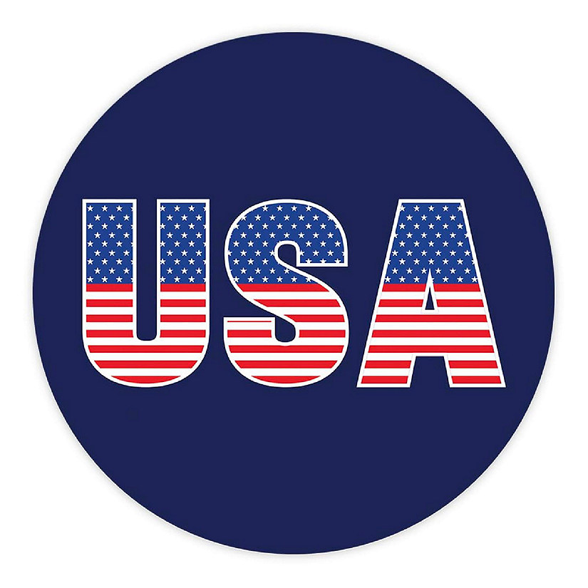 Navy USA Flag Stickers 2IN 40 Pack Image