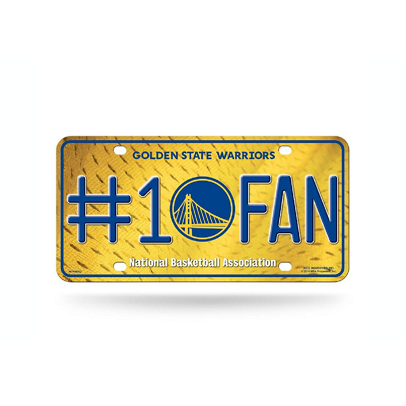 NBA Golden State Warriors License Plate Image