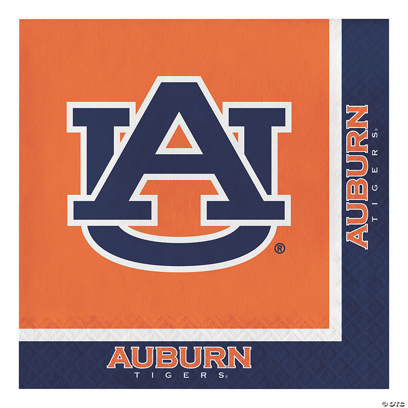 Ncaa Auburn University Napkins 60 Count Oriental Trading