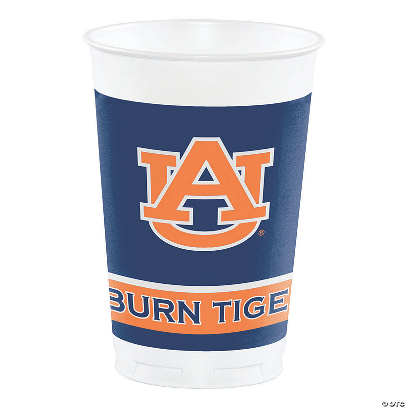 Ncaa Auburn University Plastic Cups- 24 Ct. Image