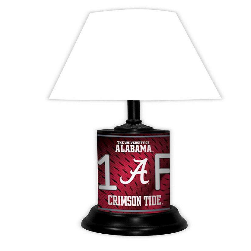 NCAA Desk Lamp Alabama Crimson Tide Image