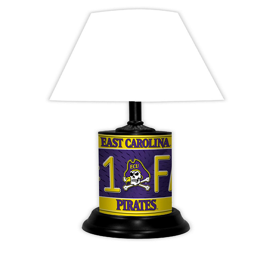 NCAA Desk Lamp ECU Pirates Image