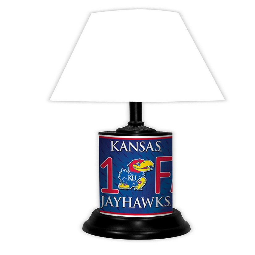 NCAA Desk Lamp Kansas Jayhawks Image