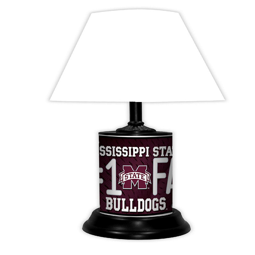 NCAA Desk Lamp Mississippi State Bulldogs Image