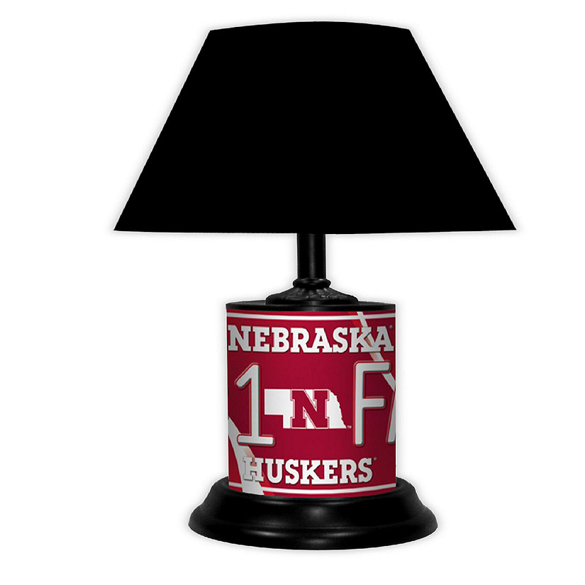 NCAA Desk Lamp Nebraska Cornhuskers Image