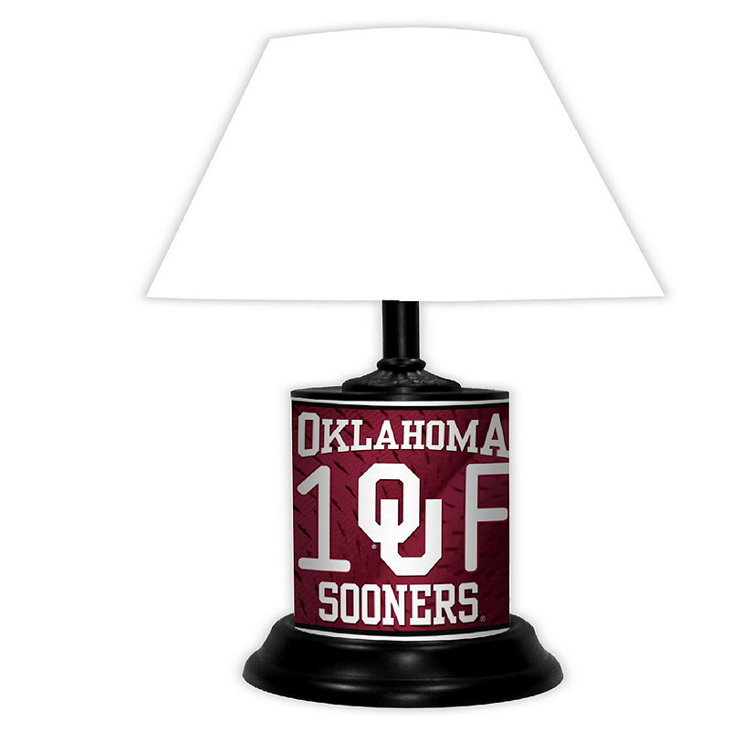 NCAA Desk Lamp Oklahoma Sooners Image