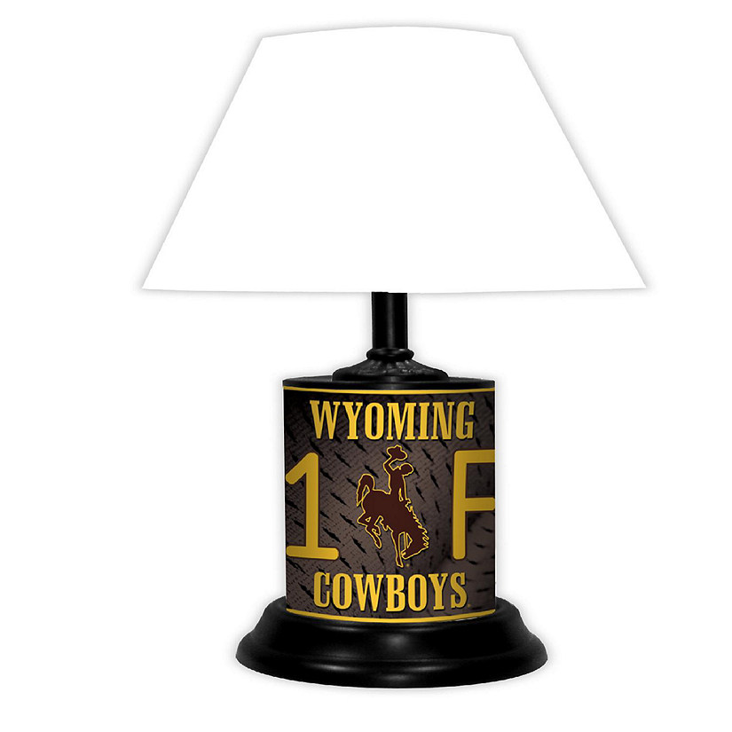 NCAA Desk Lamp Wyoming Cowboys Image