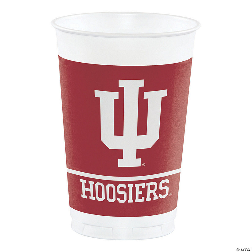 Ncaa Indiana University Plastic Cups - 24 Ct. Image