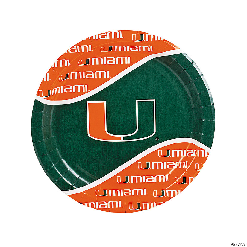 Ncaa™ Miami Dinner Plates Discontinued