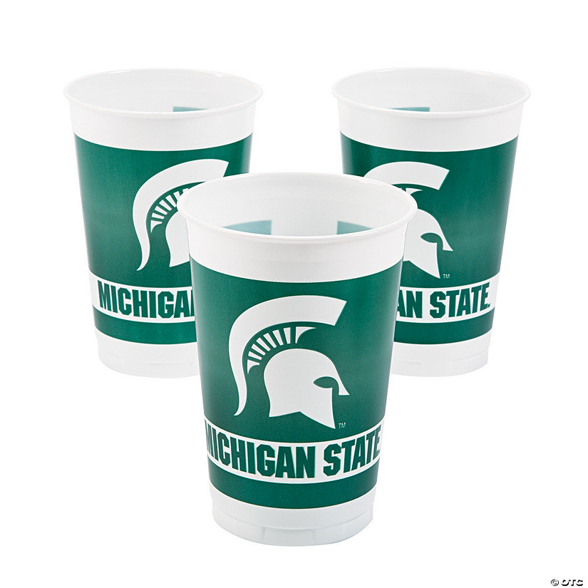NCAA™ Michigan State Spartans Plastic Cups Discontinued