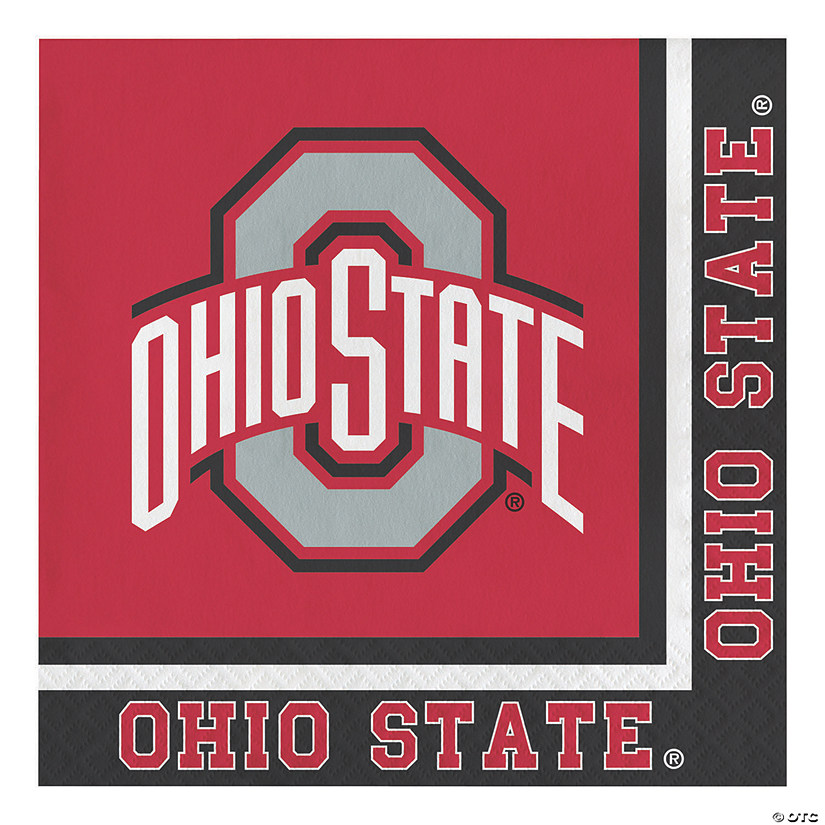 Ncaa Ohio State University Napkins 60 Count Image