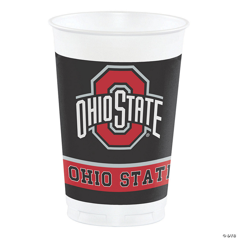Ncaa Ohio State University Plastic Cups - 24 Ct. Image