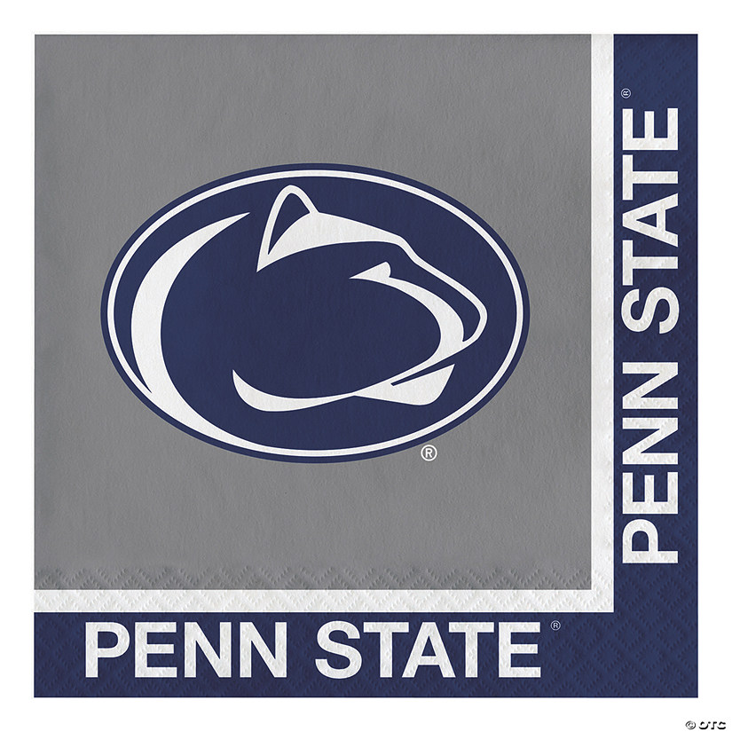 Ncaa Penn State University Napkins 60 Count Oriental Trading