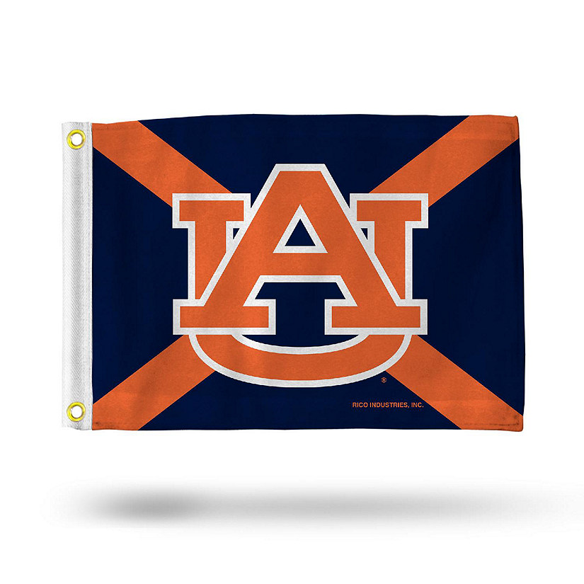 NCAA Rico Industries Auburn Tigers 12" x 18" Flag - Double Sided - Great for Boat/Golf Cart/Home Image