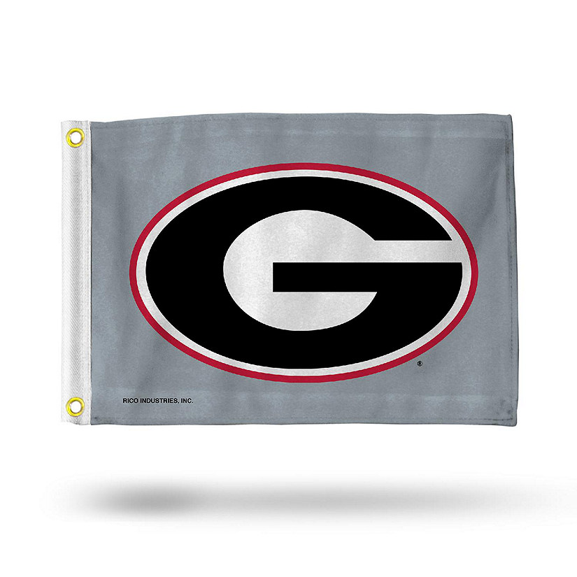NCAA Rico Industries Georgia Bulldogs 12" x 18" Flag - Double Sided - Great for Boat/Golf Cart/Home Image