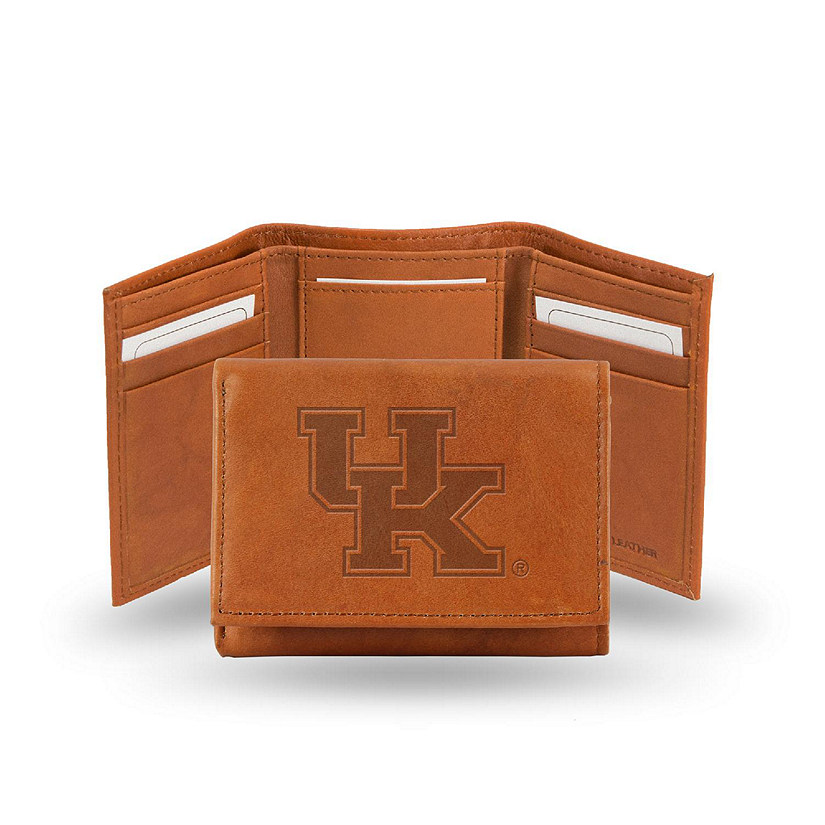 Kentucky Wildcats Laser Engraved Trifold Wallet