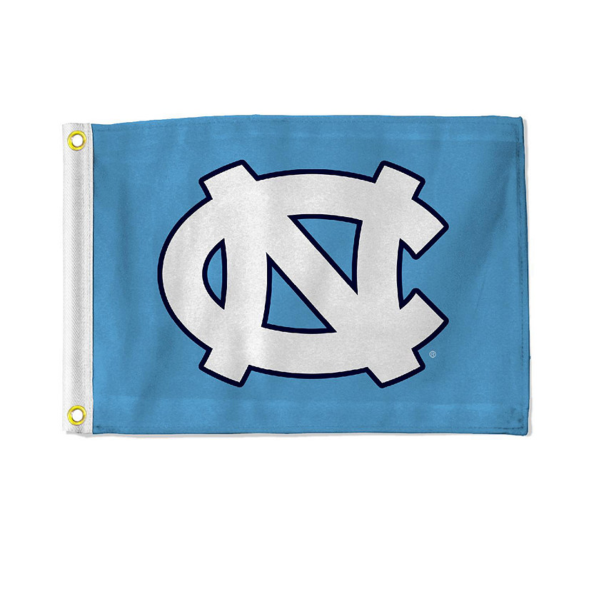 NCAA Rico Industries North Carolina Tar Heels 12" x 18" Flag - Double Sided - Great for Boat/Golf Cart/Home Image
