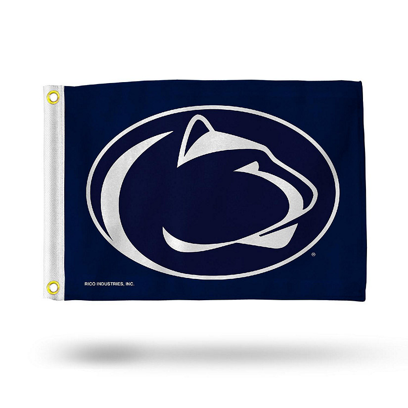 NCAA Rico Industries Penn State Nittany Lions 12" x 18" Flag - Double Sided - Great for Boat/Golf Cart/Home Image