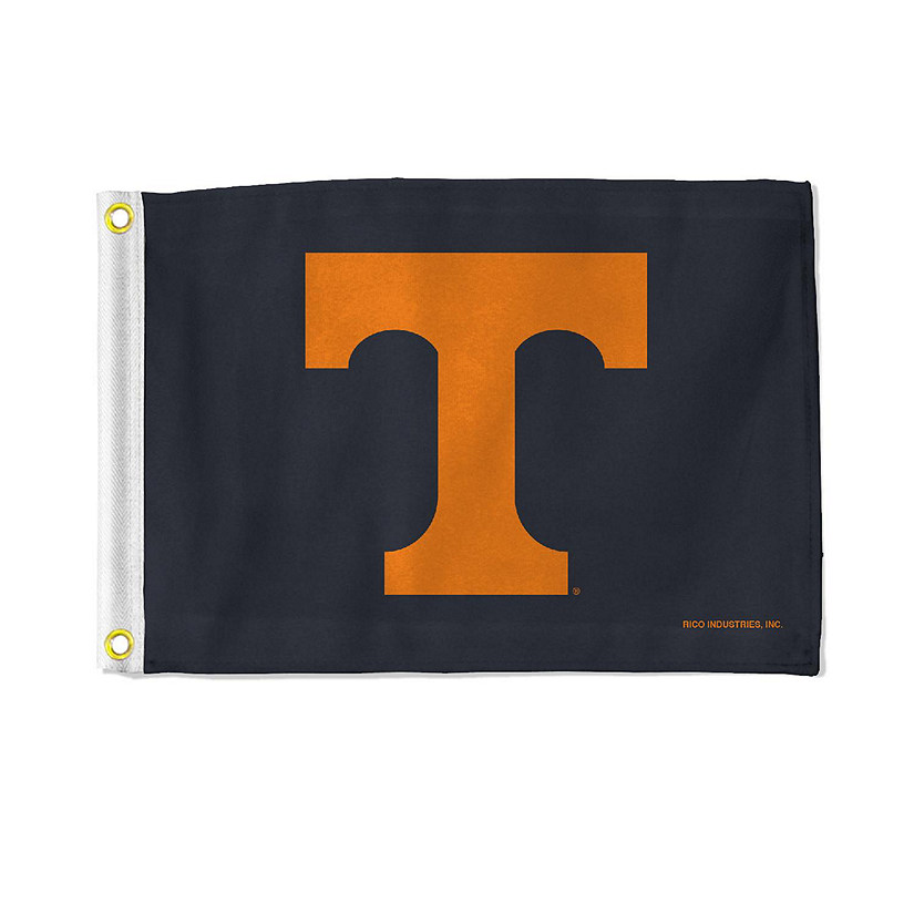 NCAA Rico Industries Tennessee Volunteers 12" x 18" Flag - Double Sided - Great for Boat/Golf Cart/Home Image